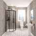 Hydropanel Shower Wall Panelling Granite Gloss 900mm wide